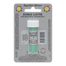 Picture of SUGARFLAIR EDIBLE GLITTER GREEN EDIBLE LUSTRE POWDER 2G